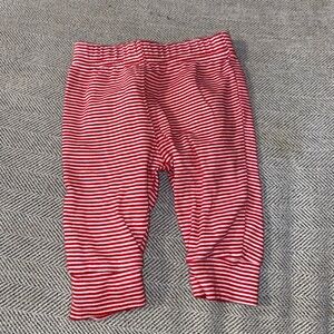 Carter’s 3M Santa red and white stripe jogger pants